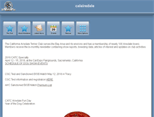 Tablet Screenshot of calairedale.org